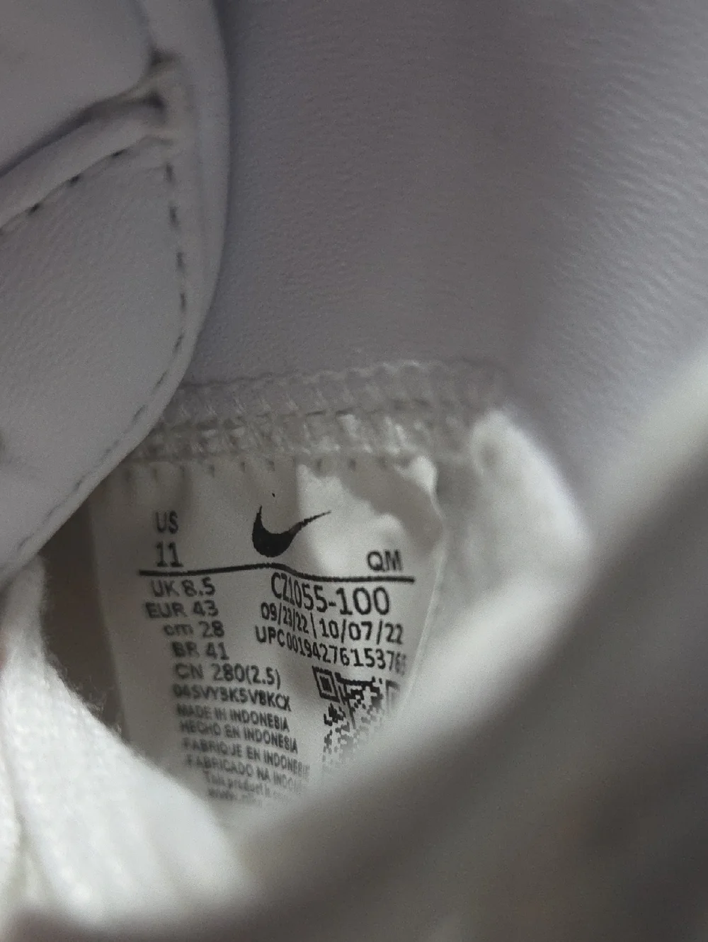 NWOB Nike Blazer Mid '77 Women's Leather Shoes White US 11 - Picture 10 of 15